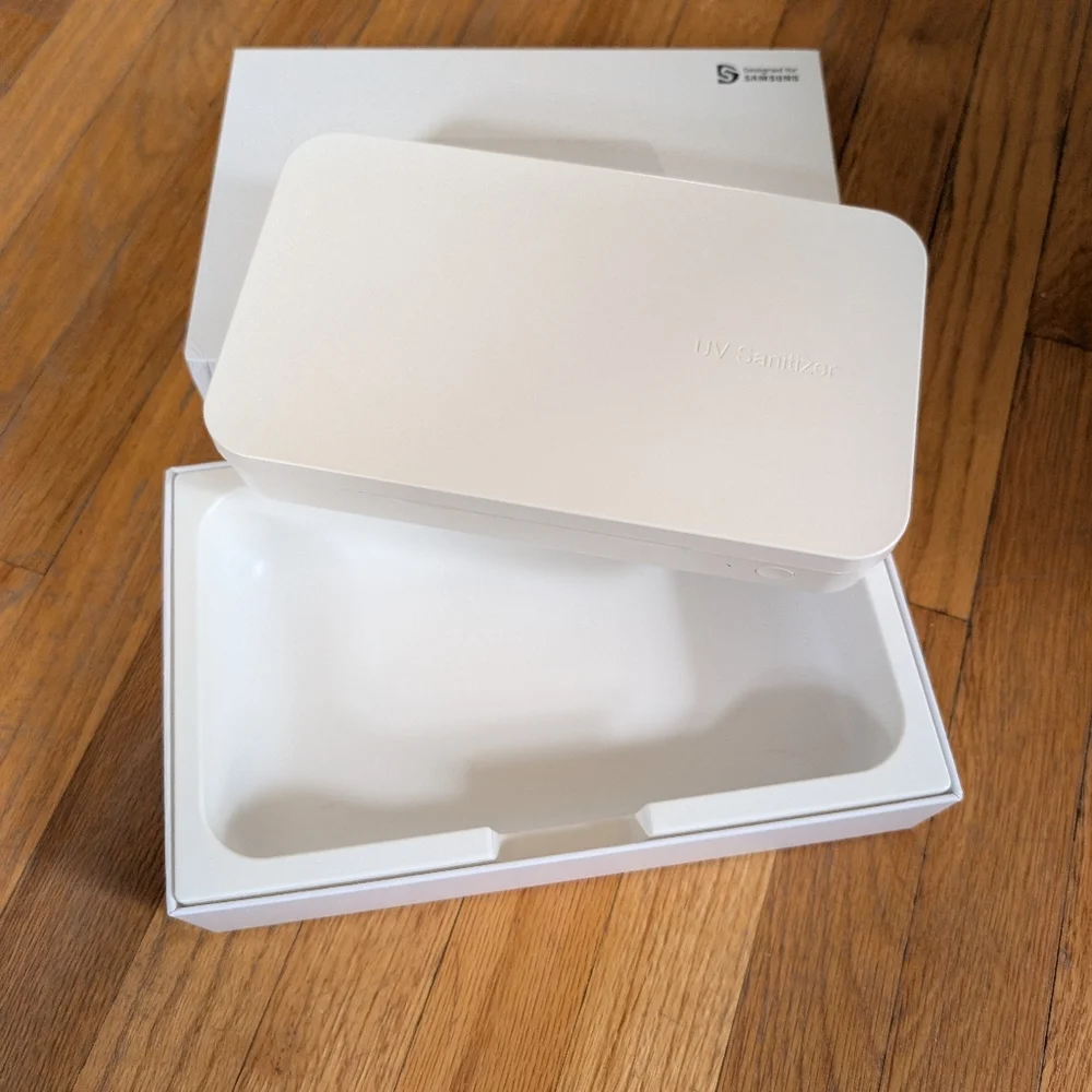 Samsung White UV Sanitizer with Wireless Charger
